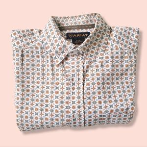 Ariat | Button Down Shirt Long Sleeve Shirt Size L